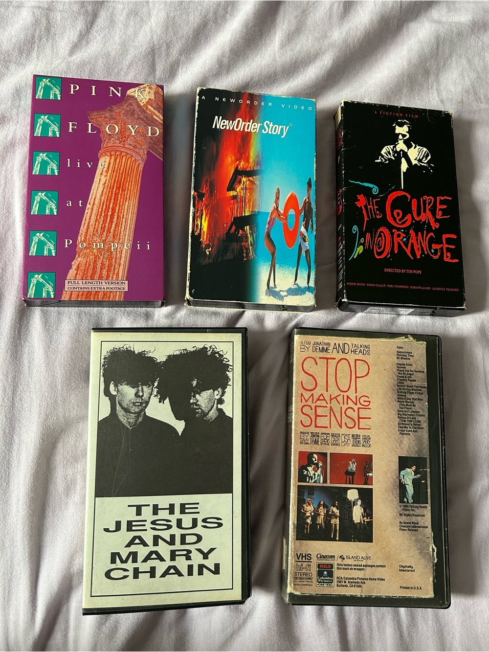 Vintage Concerts VHS Tapes Lot of 5